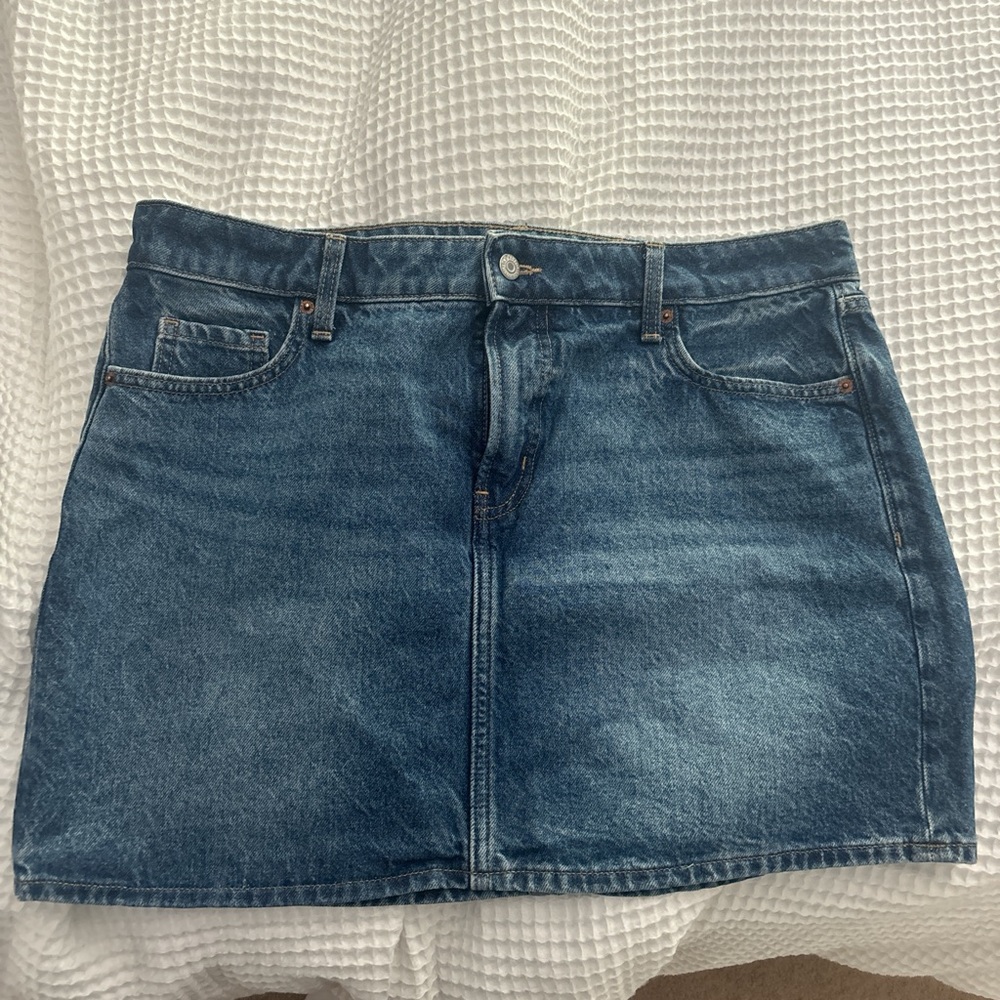 Old Navy Blue Mini Pencil Skirt Casual